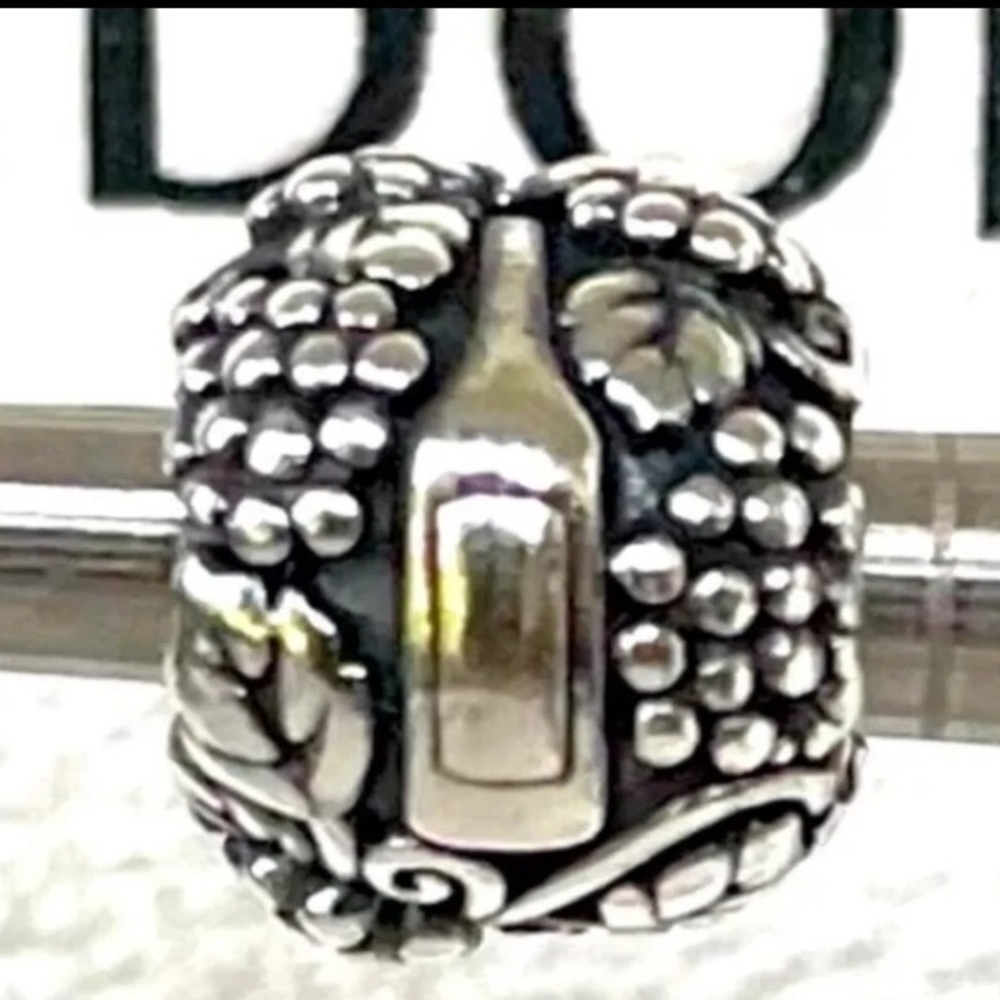 Pandora Retired Wine Vineyard Charm Authentic
